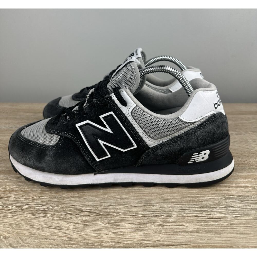 New Balance 574 Black Gray Men’s Size 8 Sneakers Casual Running Shoes ML574SSN